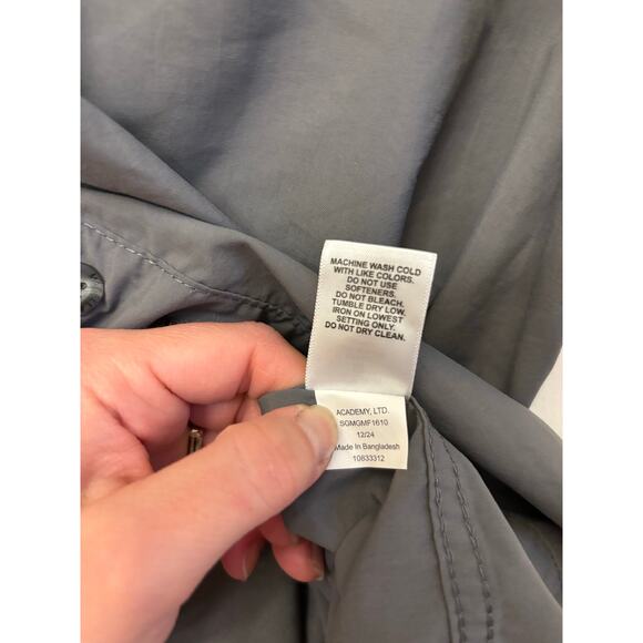 Magellan Outdoors Men’s Short Sleeve Fishing Shirt – Gray – Size Large - Picture 10 of 15